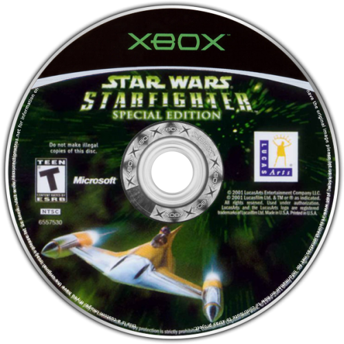 Star Wars - Starfighter (USA) Game Disc